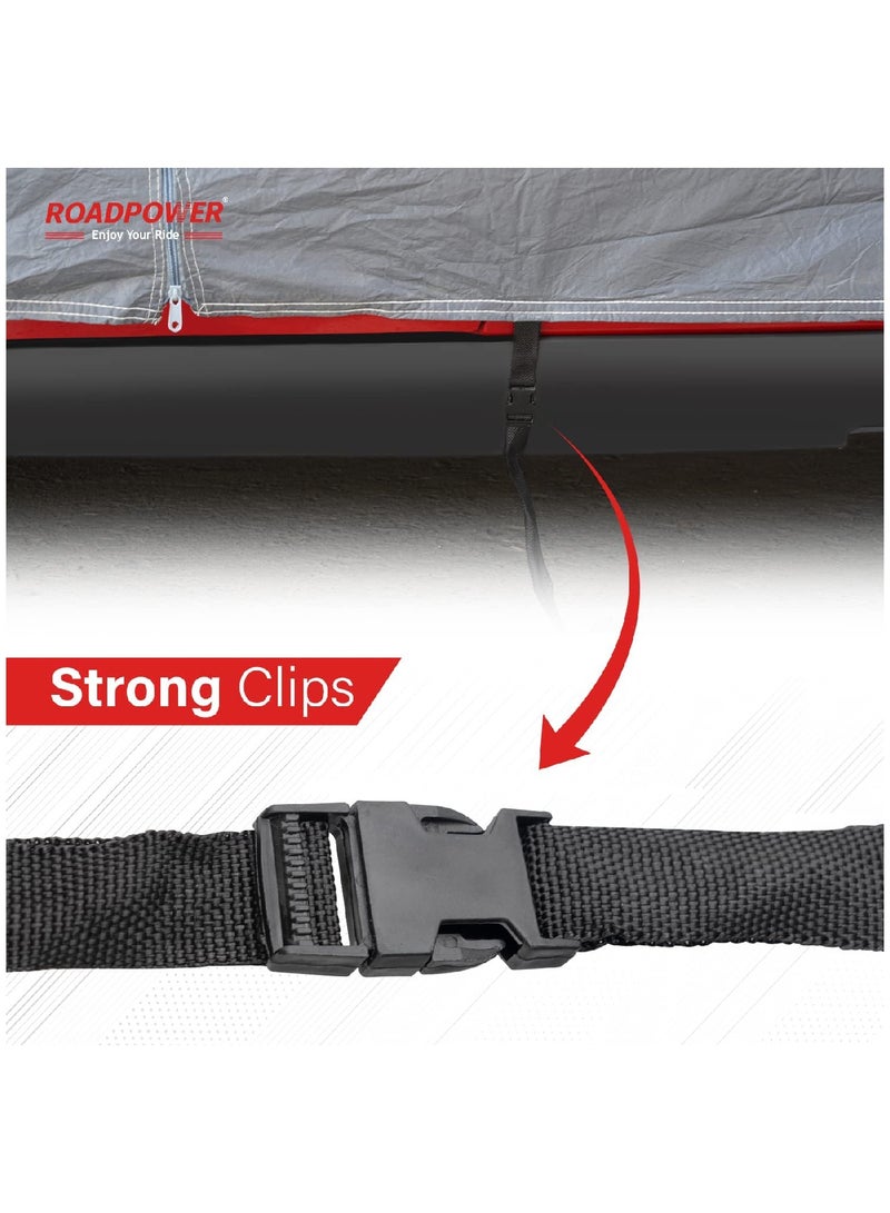 RoadPower Car Cover Body with Mirror Pocket (Land Cruiser, 232''X 80''X 63'') - Image 4